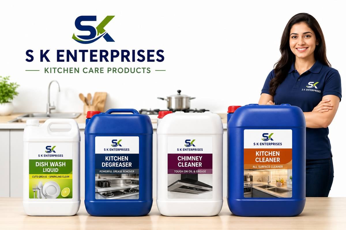 S K Enterprises Kitchen Care — Dish Wash Liquid Kitchen Degreaser Chimney Cleaner